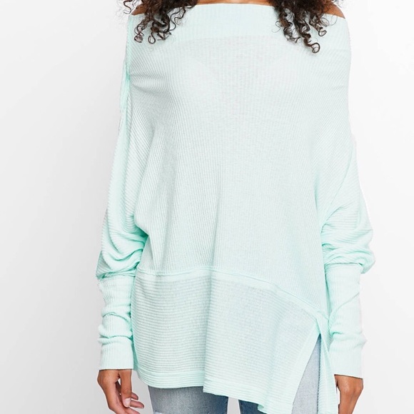Free People Sweaters - Free People Londontown Off Shoulder Ribbed Top